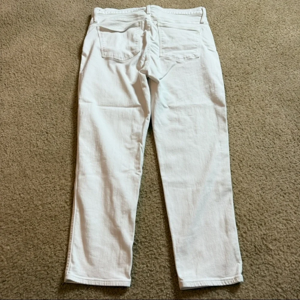 Madewell Stovepipe Pure White Jeans Size 32